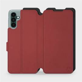 Phone Case Samsung Galaxy A04S - Design Dark Red with Black