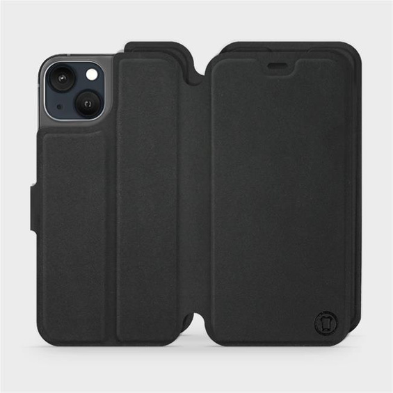 Etui Soft Touch do Apple iPhone 13 - wzór Satynowa czerń