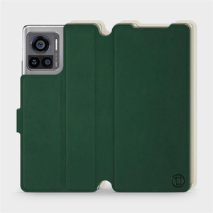 Phone Case Motorola Edge 30 Ultra - Design Green with Platinum