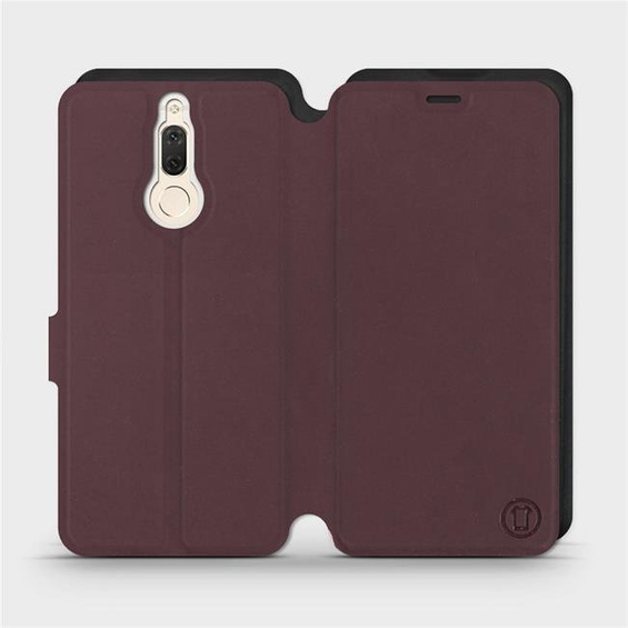 Phone Case Huawei Mate 10 Lite - Design Burgundy with Black