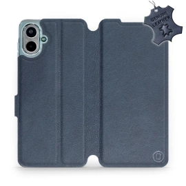 Phone Case Samsung Galaxy A07 - Design Blue Leather
