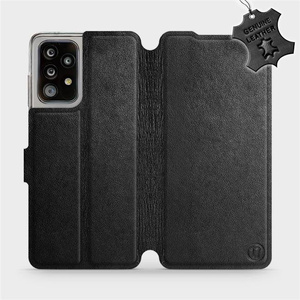 Phone Case Samsung Galaxy A52 - Design Black Leather