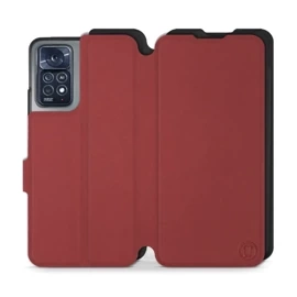 Phone Case Xiaomi Redmi Note 12 Pro 4G - Design Dark Red with Black