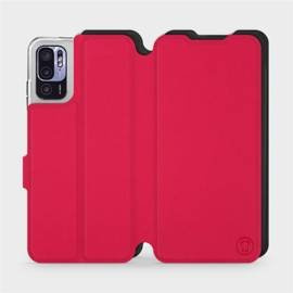 Hülle für Xiaomi Redmi Note 10 5G - Farbe Rot mit Schwarz