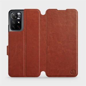 Etui do Xiaomi Redmi Note 11S 5G - wzór Brown&Gray