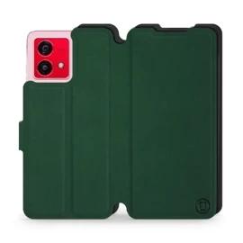Phone Case Motorola Moto G84 - Design Green with Black
