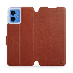 Etui do Motorola Moto G14 - wzór Brown&Orange
