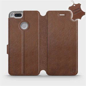 Phone Case Xiaomi Mi A1 - Design Brown Leather