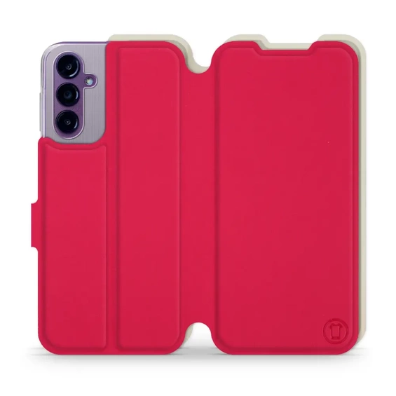 Phone Case Samsung Galaxy A14 5G - Design Red with Platinum