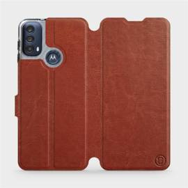 Phone Case Motorola Moto E40 - Design Brown&Gray