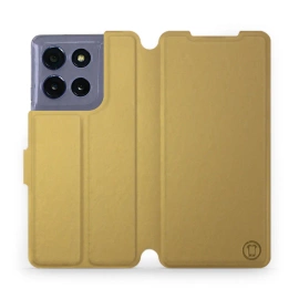 Etui do Motorola Moto G86 5G - wzór Gold&Gray