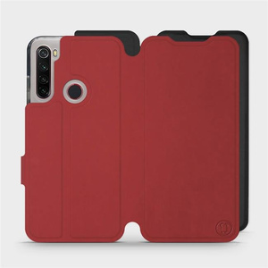 Phone Case Xiaomi Redmi Note 8 - Design Dark Red with Black
