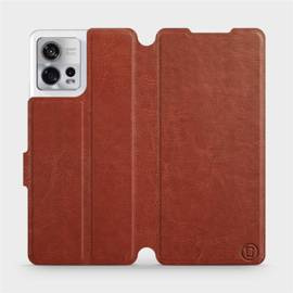 Phone Case Motorola Edge 30 Fusion - Design Brown&Gray