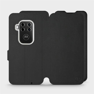Etui Soft Touch do Motorola One Zoom - wzór Satynowa czerń