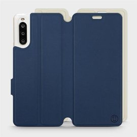 Phone Case Sony Xperia 10 II - Design Navy with Platinum