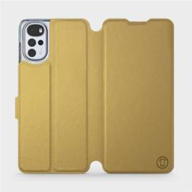 Etui do Motorola Moto G22 - wzór Gold&Gray