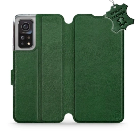 Phone Case Xiaomi Mi 10T Pro - Design Green Leather