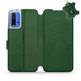 Phone Case Xiaomi Redmi 9T - Design Green Leather