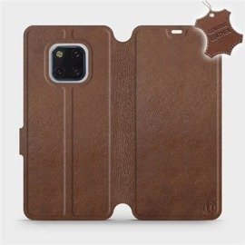 Phone Case Huawei Mate 20 Pro - Design Brown Leather
