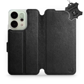 Phone Case OPPO Reno 14 Pro 5G - Design Black Leather