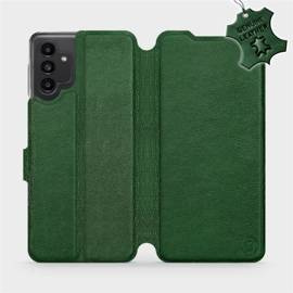 Phone Case Samsung Galaxy A13 5G - Design Green Leather