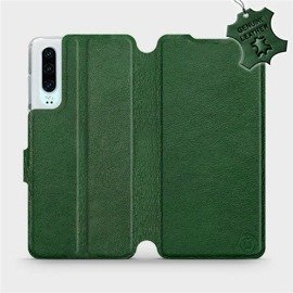Hülle für Huawei P30 - Farbe Green Leather
