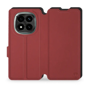 Phone Case Xiaomi Redmi Note 14 Pro Plus 5G - Design Dark Red with Black