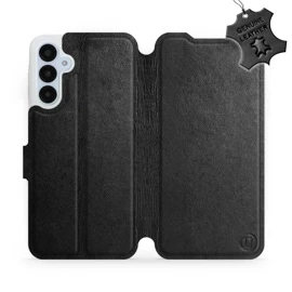Phone Case Samsung Galaxy A25 5G - Design Black Leather