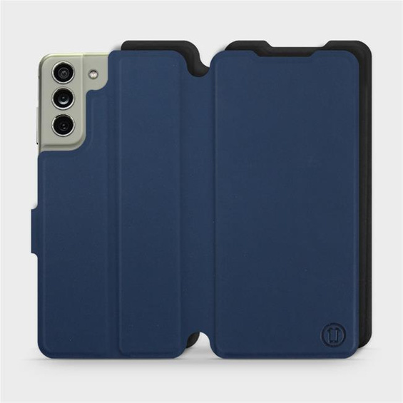 Phone Case Samsung Galaxy S21 FE - Design Navy with Black