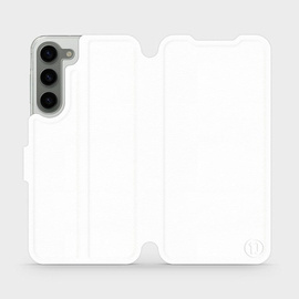 Phone Case Samsung Galaxy S23 Plus - Design White&Orange