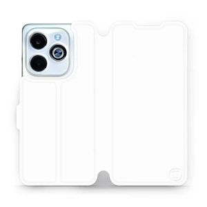 Phone Case Infinix Smart 8 - Design White&Orange