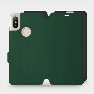 Phone Case Xiaomi Mi A2 - Design Green with Black