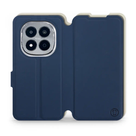 Phone Case Xiaomi Redmi Note 15 Pro Plus 5G - Design Navy with Platinum