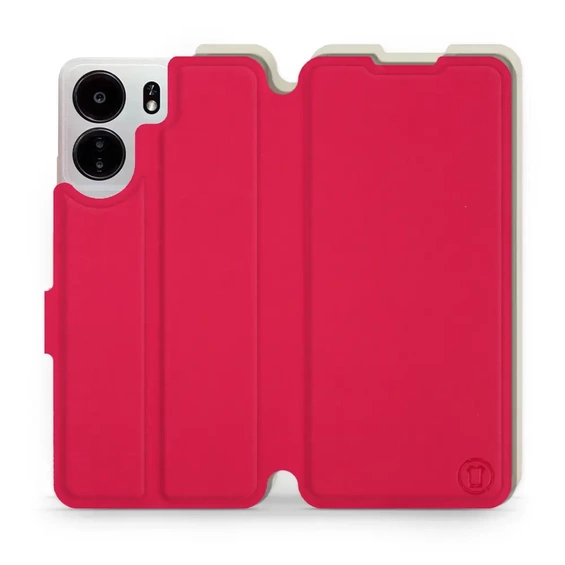 Phone Case Xiaomi POCO C65 - Design Red with Platinum