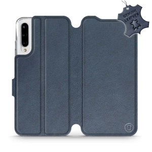 Phone Case Xiaomi Mi A3 - Design Blue Leather