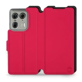 Hülle für Motorola Edge 50 Ultra - Farbe Rot mit Schwarz