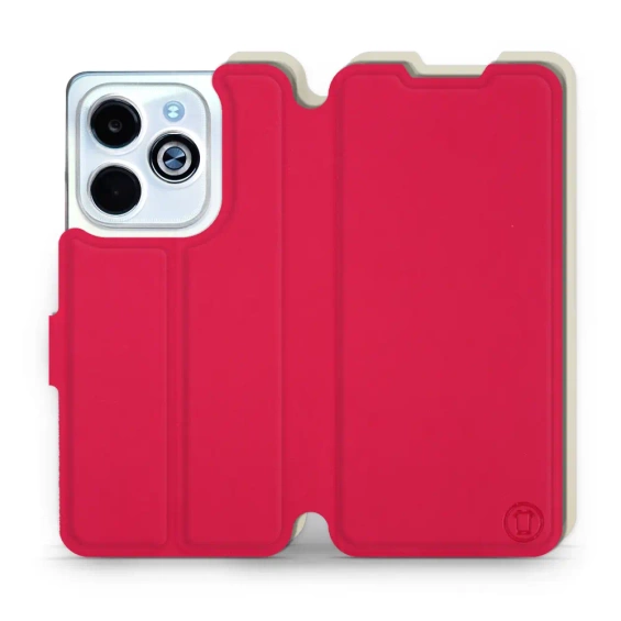 Phone Case Infinix Smart 8 - Design Red with Platinum