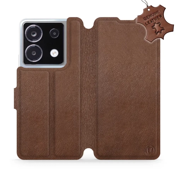 Hülle für Xiaomi POCO X6 - Farbe Brown Leather