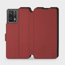 Phone Case Realme 9 5G - Design Dark Red with Black