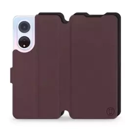 Phone Case OPPO A98 5G - Design Burgundy with Black