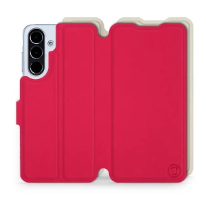 Hülle für Samsung Galaxy A56 5G - Farbe Rot mit Platin