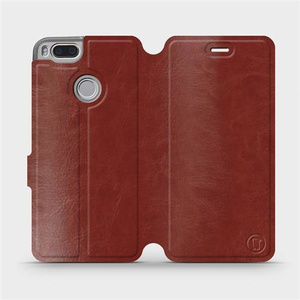 Hülle für Xiaomi Mi A1 - Farbe Brown&Gray