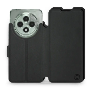 Etui Soft Touch do OPPO Reno12 F 5G - wzór Satynowa czerń