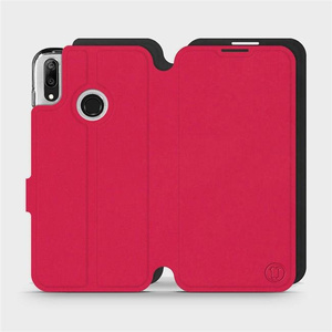 Phone Case Huawei Y7 2019 - Design Red with Black