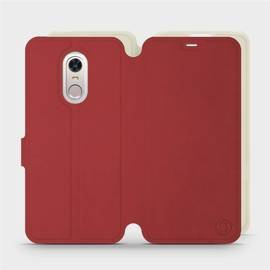 Phone Case Xiaomi Redmi 5 Plus - Design Dark Red with Platinum