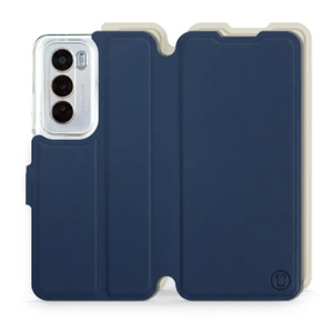 Phone Case OPPO Reno 12 5G - Design Navy with Platinum