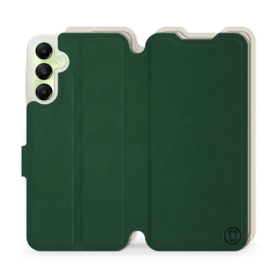 Phone Case Samsung Galaxy A05s - Design Green with Platinum