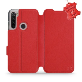 Phone Case Xiaomi Redmi Note 8 - Design Red Leather