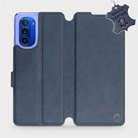 Hülle für Motorola Moto G51 5G - Farbe Blue Leather