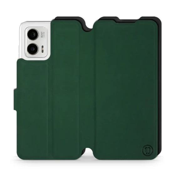 Phone Case Motorola Moto G73 5G - Design Green with Black